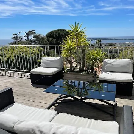 Penthouse Terrasse Vue Panoramique Villa Cannes